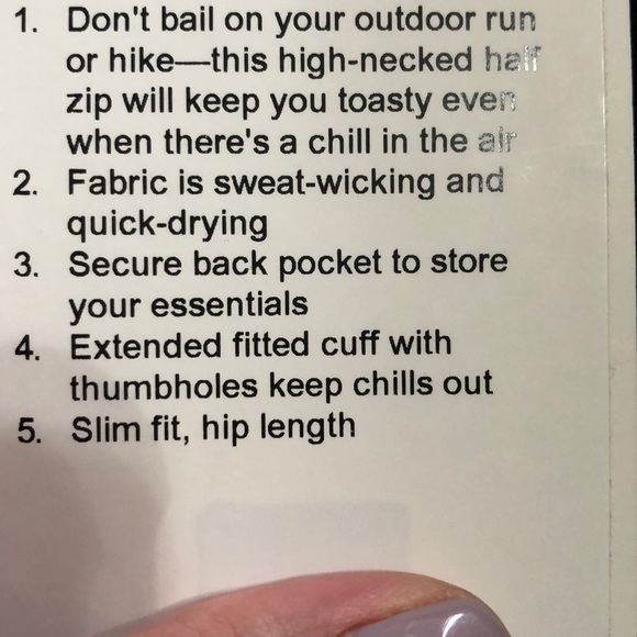 Lululemon 1/2 Zip Jacket - Picture 3 of 3